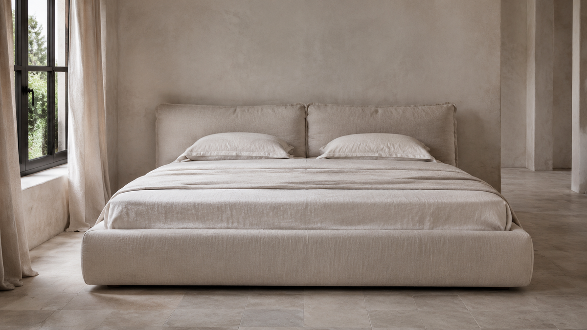 Crown Bay Antwerp Linen Cloud Bed
