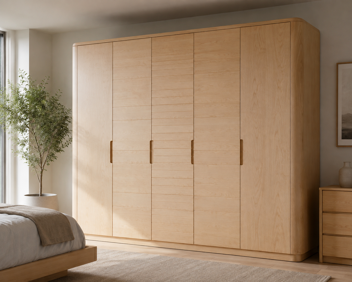 Crown Bay Copenhagen light oak wardrobe