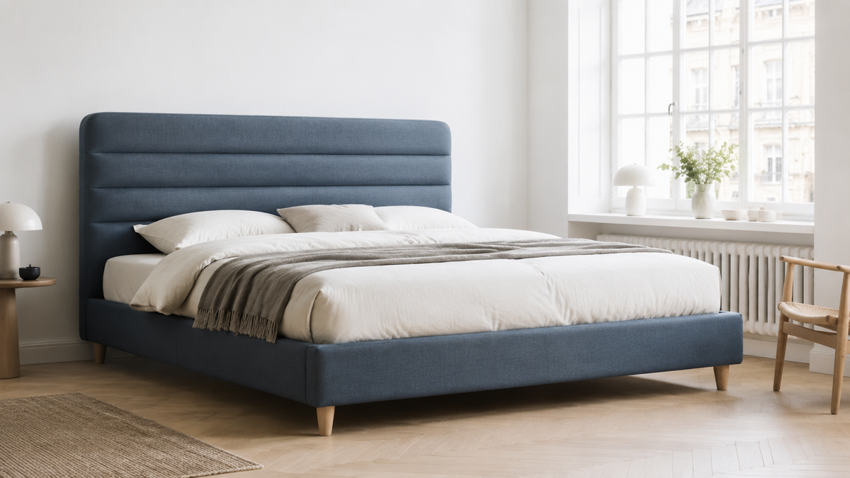 Crown Bay Copenhagen Slate Channel Bed