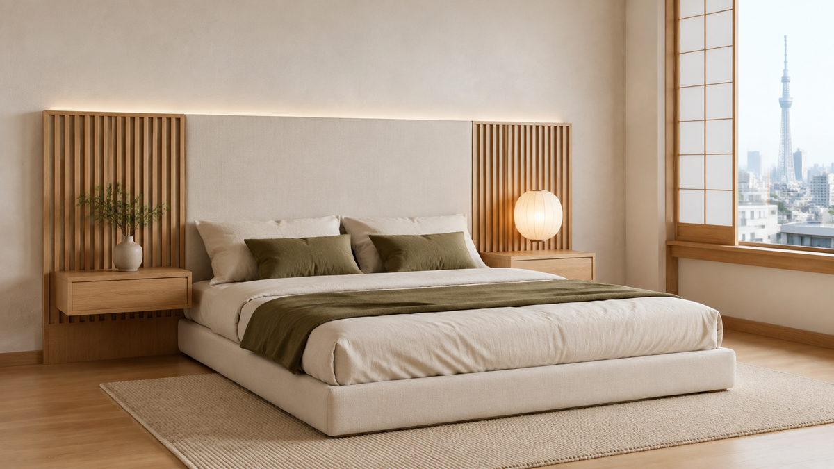 Crown Bay Kyoto Slat Headboard Divan