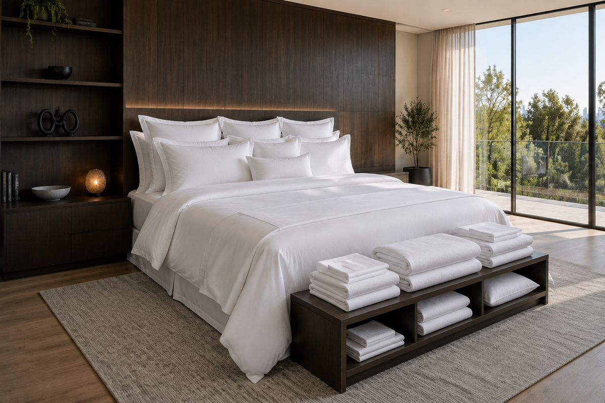 Crown Bay Luxury Hotel Bed Linen Collection