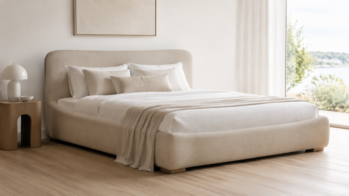 Crown Bay Sydney Sand Rounded Bed