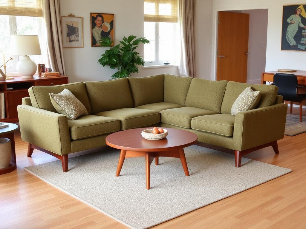 Oslo olive green corner sectional sofa